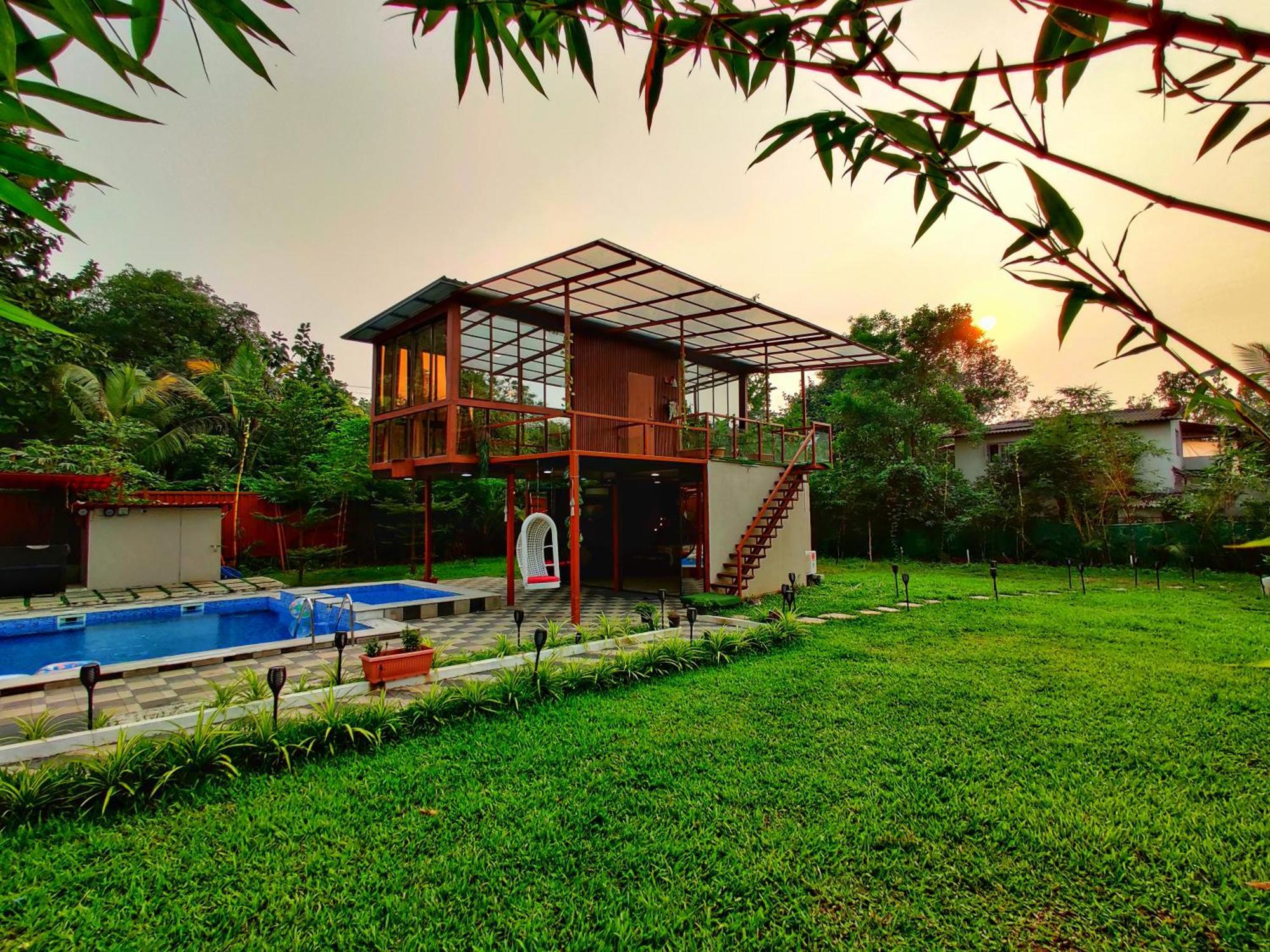 Crystal Springs Villa - A Picture-Perfect Retreat W Pool, Hammock, Gazebo Karjat Eksteriør billede